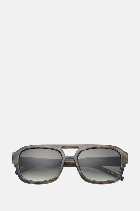 Kaya Sunglasses Striped Horn