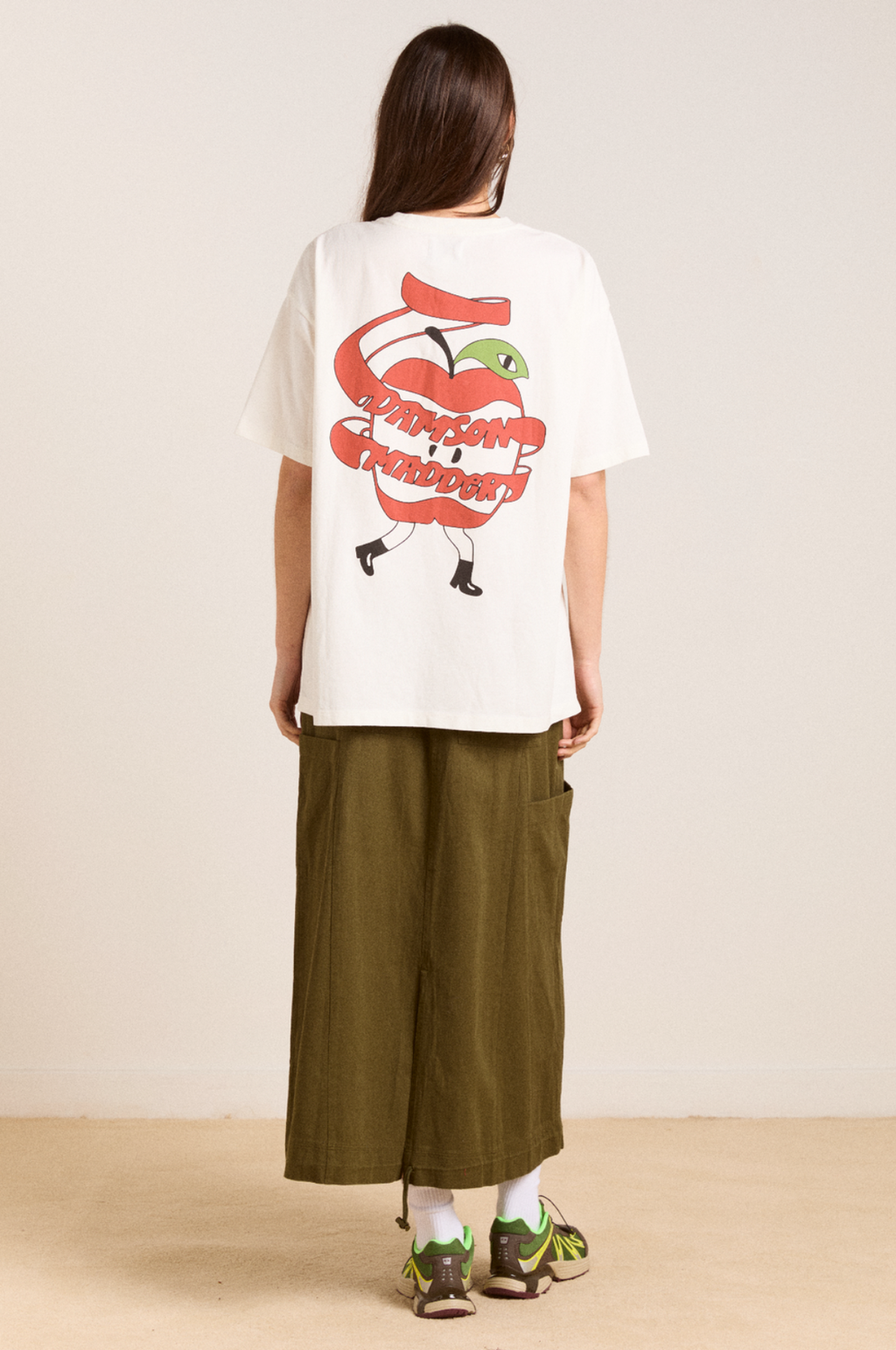Apple Peel SS Tee Ecru