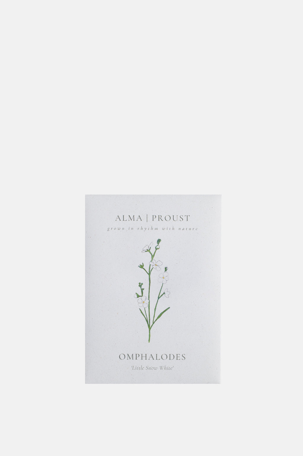Alma Proust Omphalodes.