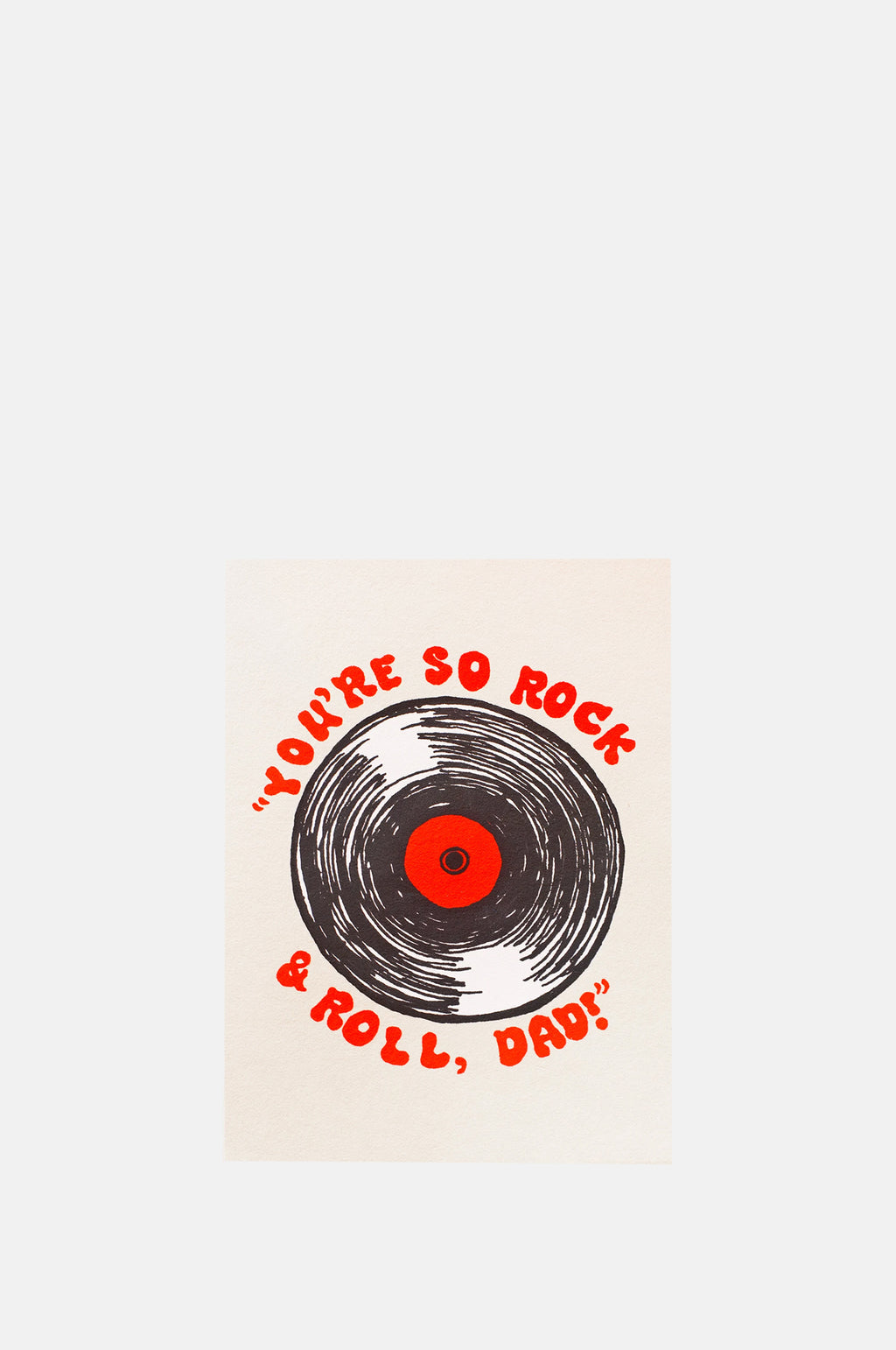 Alphabet Studios Rock and Roll Dad Card.
