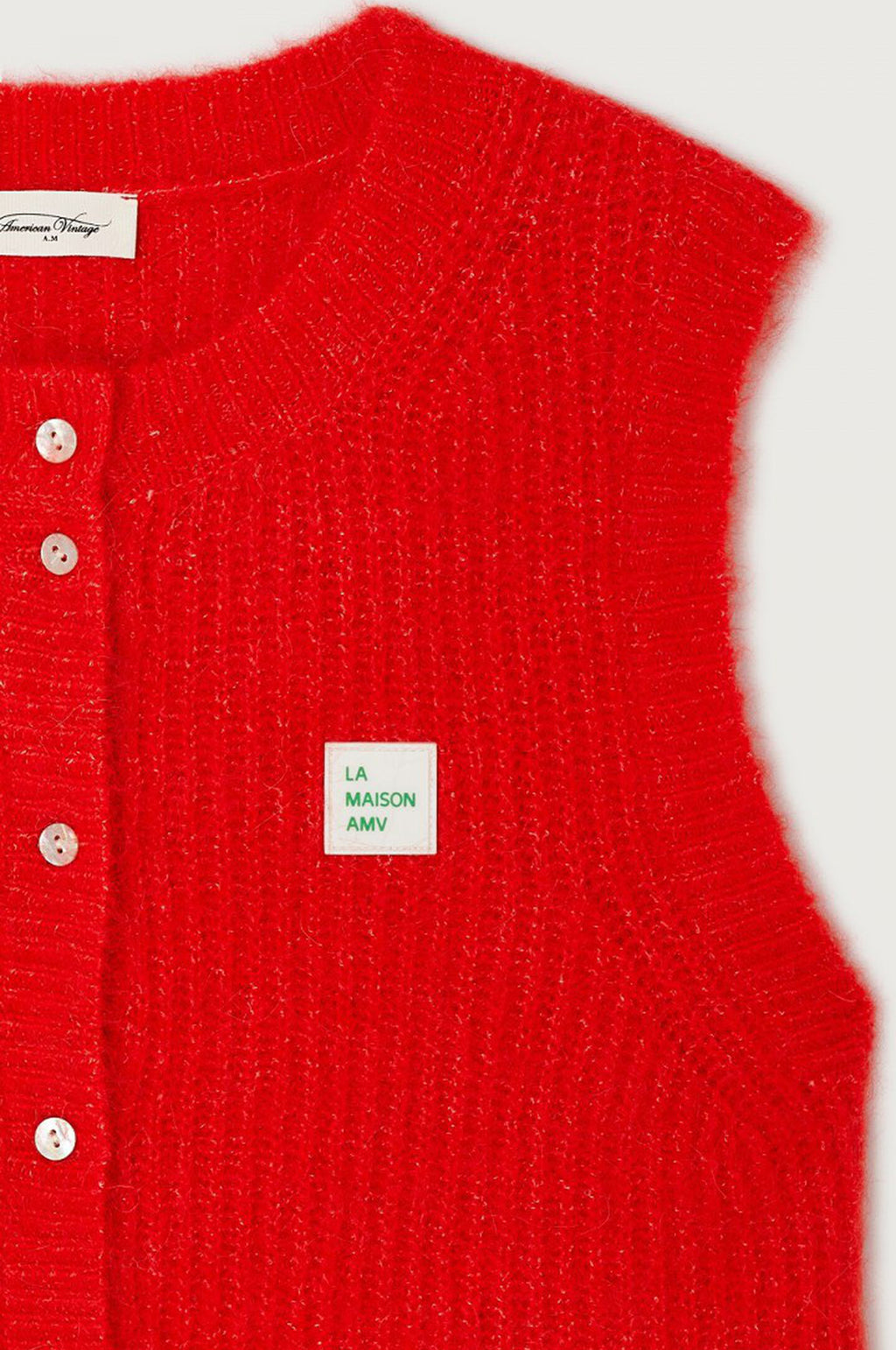 East Knit Vest Piment Chine