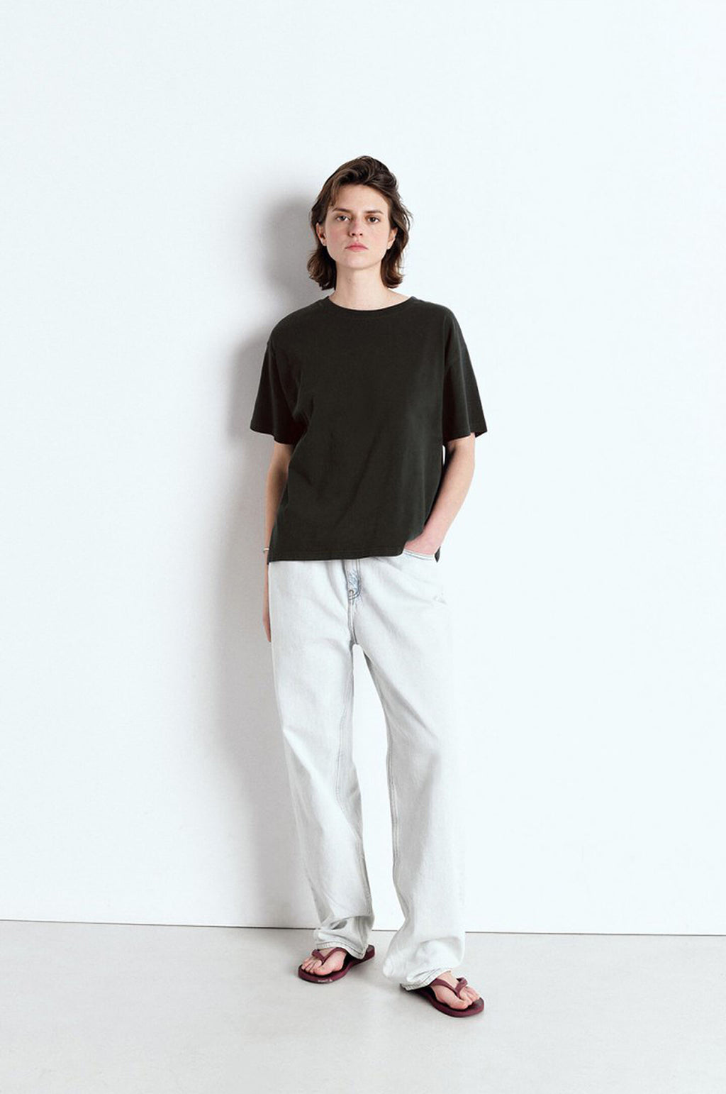 Fizvalley T-Shirt Vintage Carbone