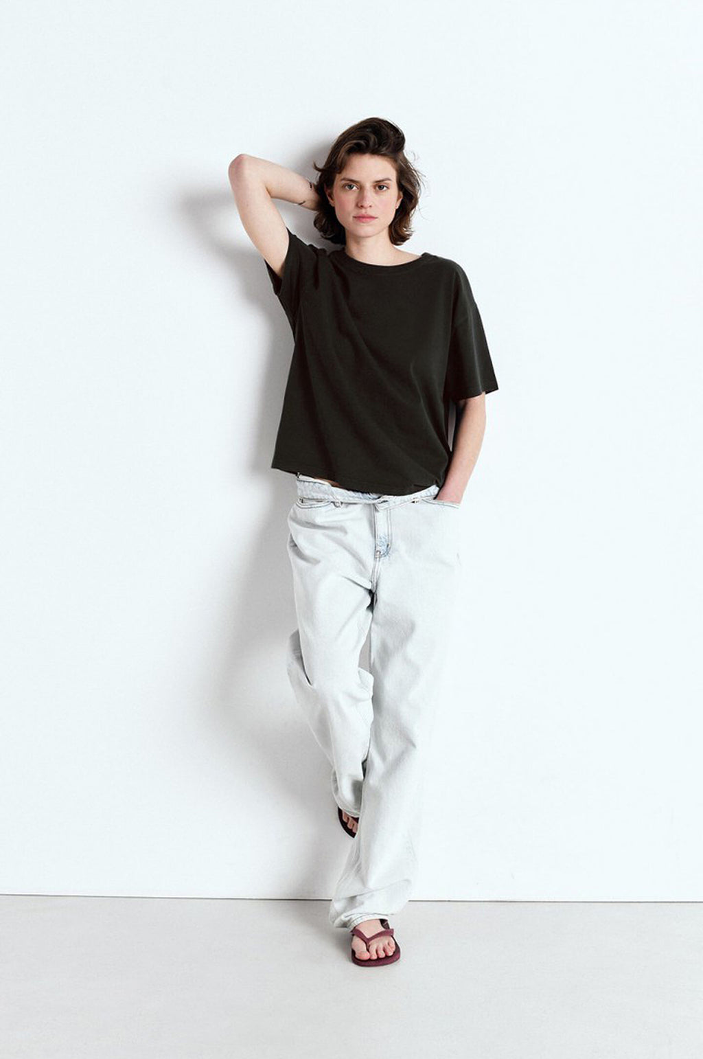 Fizvalley T-Shirt Vintage Carbone