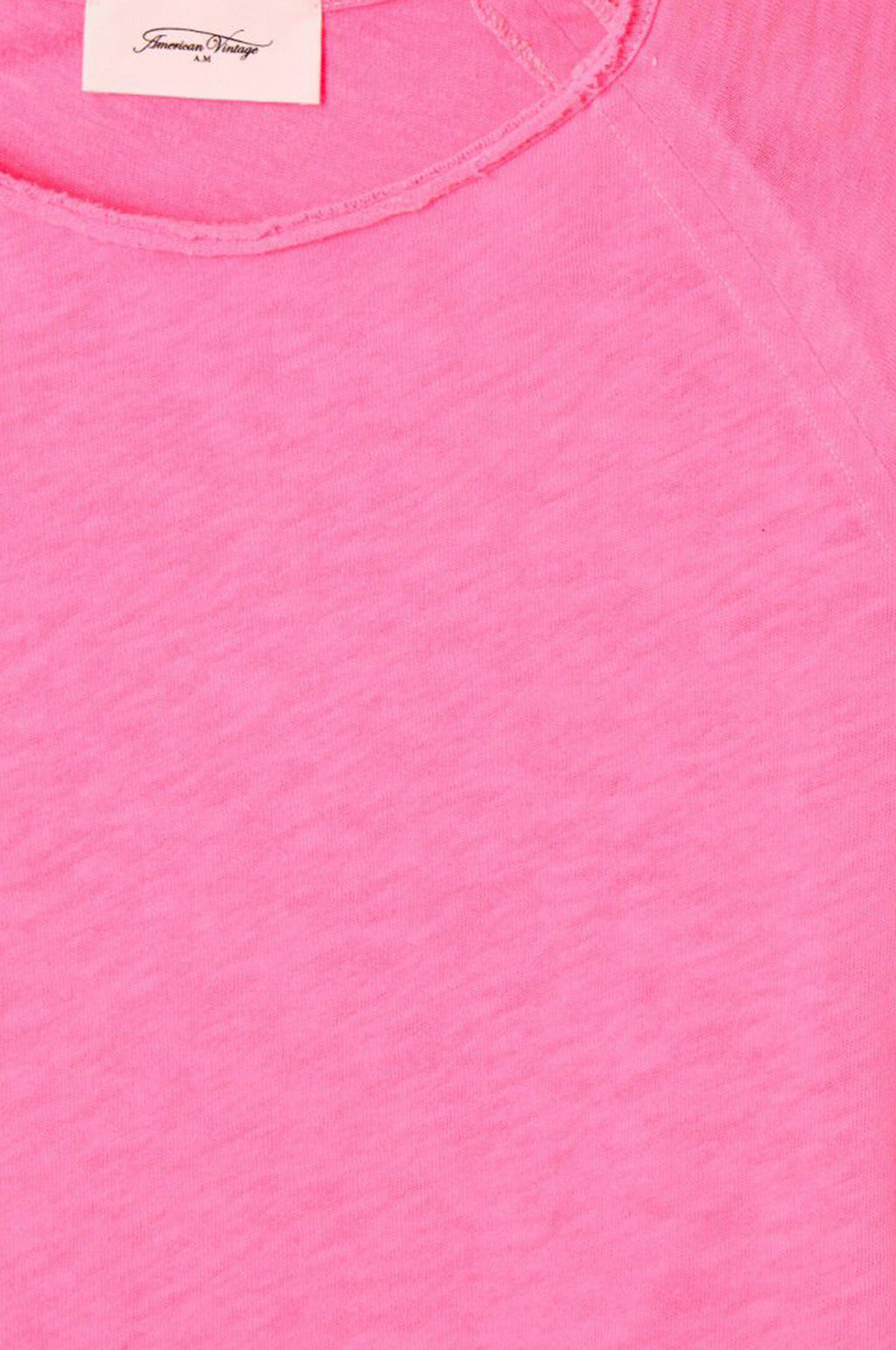 Sonoma Boat Neck Tee Pink Acid Fluo