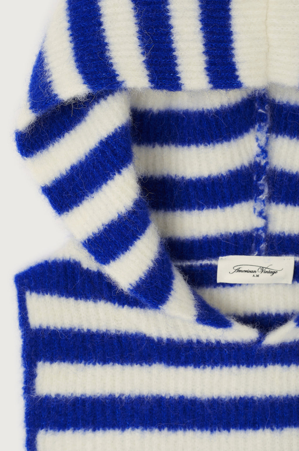 Vitow Hood Bleu Royal Rayures Blanches