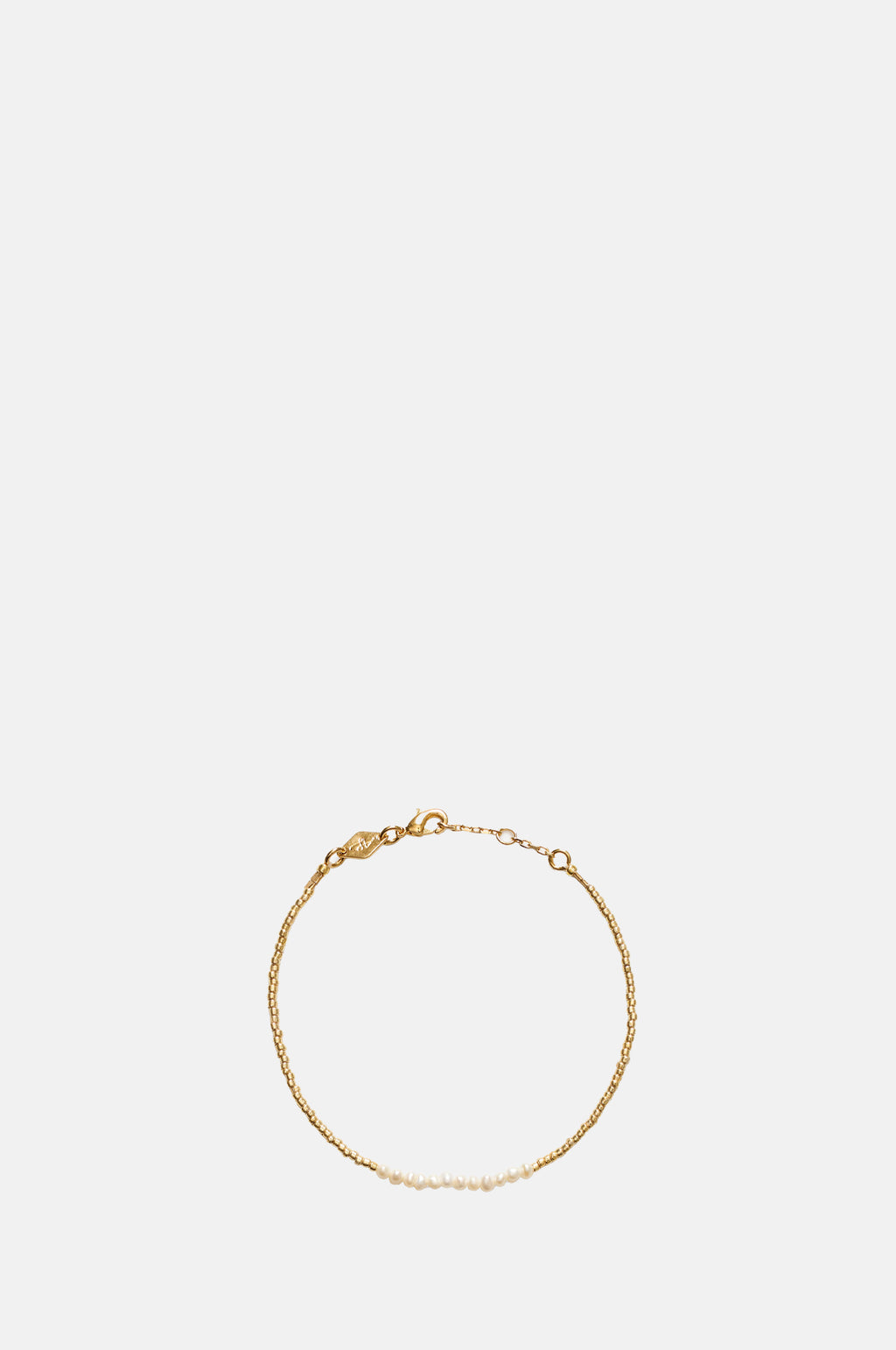 Anni Lu Slim Pearly Gold Bracelet.