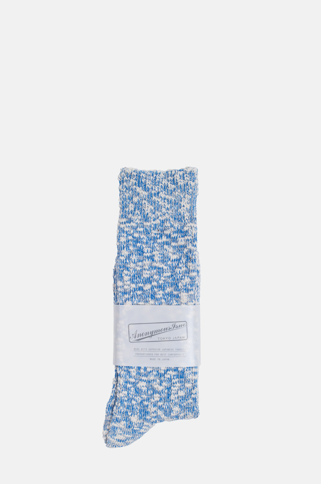 Light Slub Crew Blue