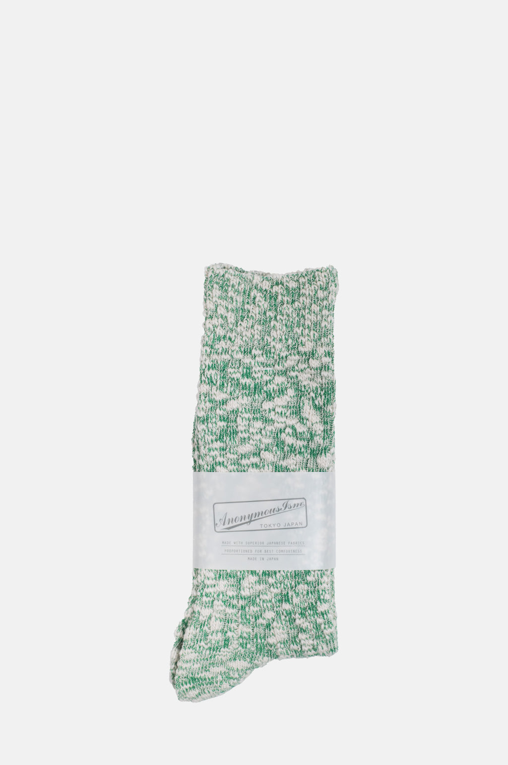 Light Slub Crew Green