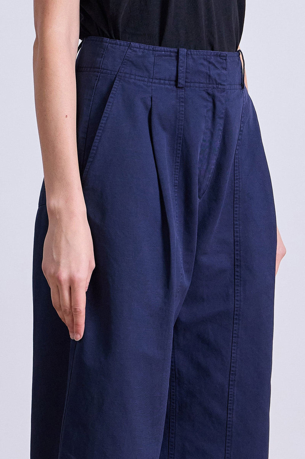 Cropped Cybil Trouser Navy