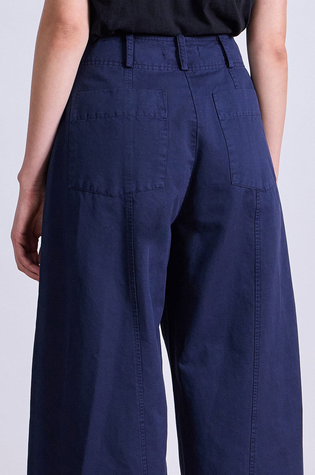 Cropped Cybil Trouser Navy