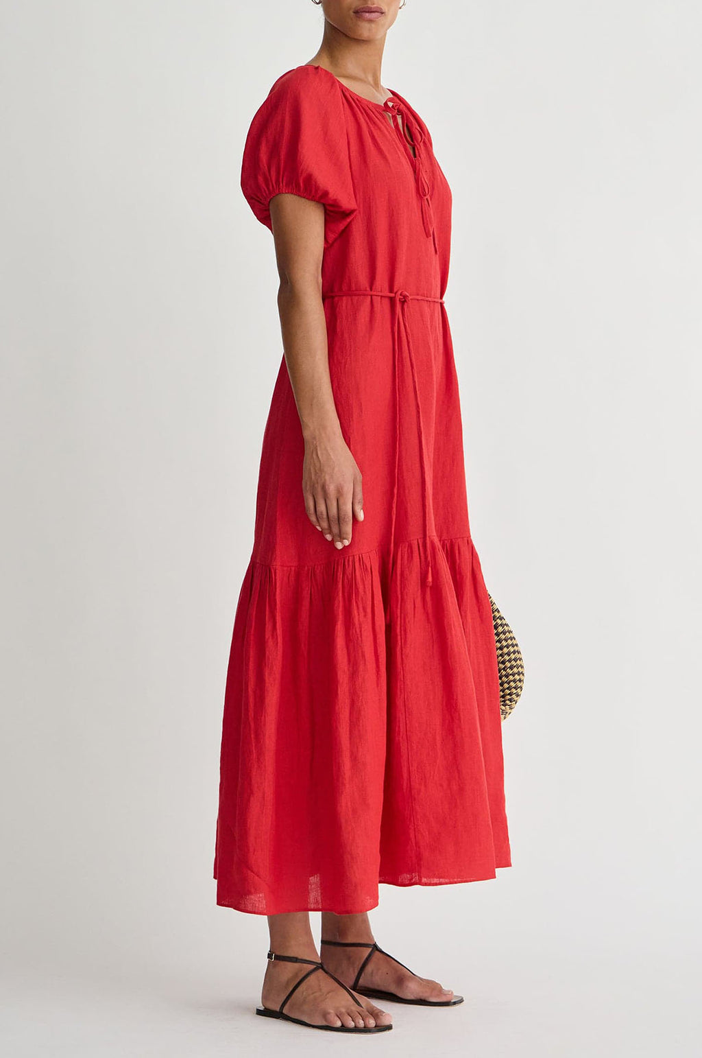 Dita Front Tie Maxi Racing Red