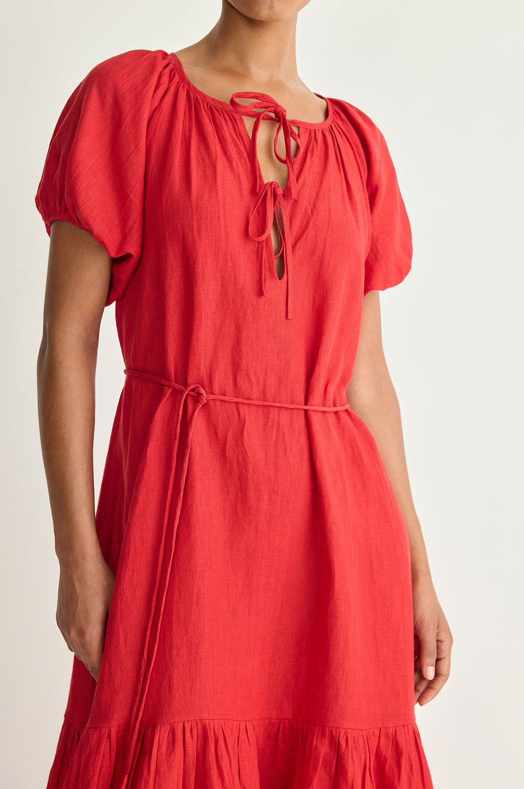 Dita Front Tie Maxi Racing Red