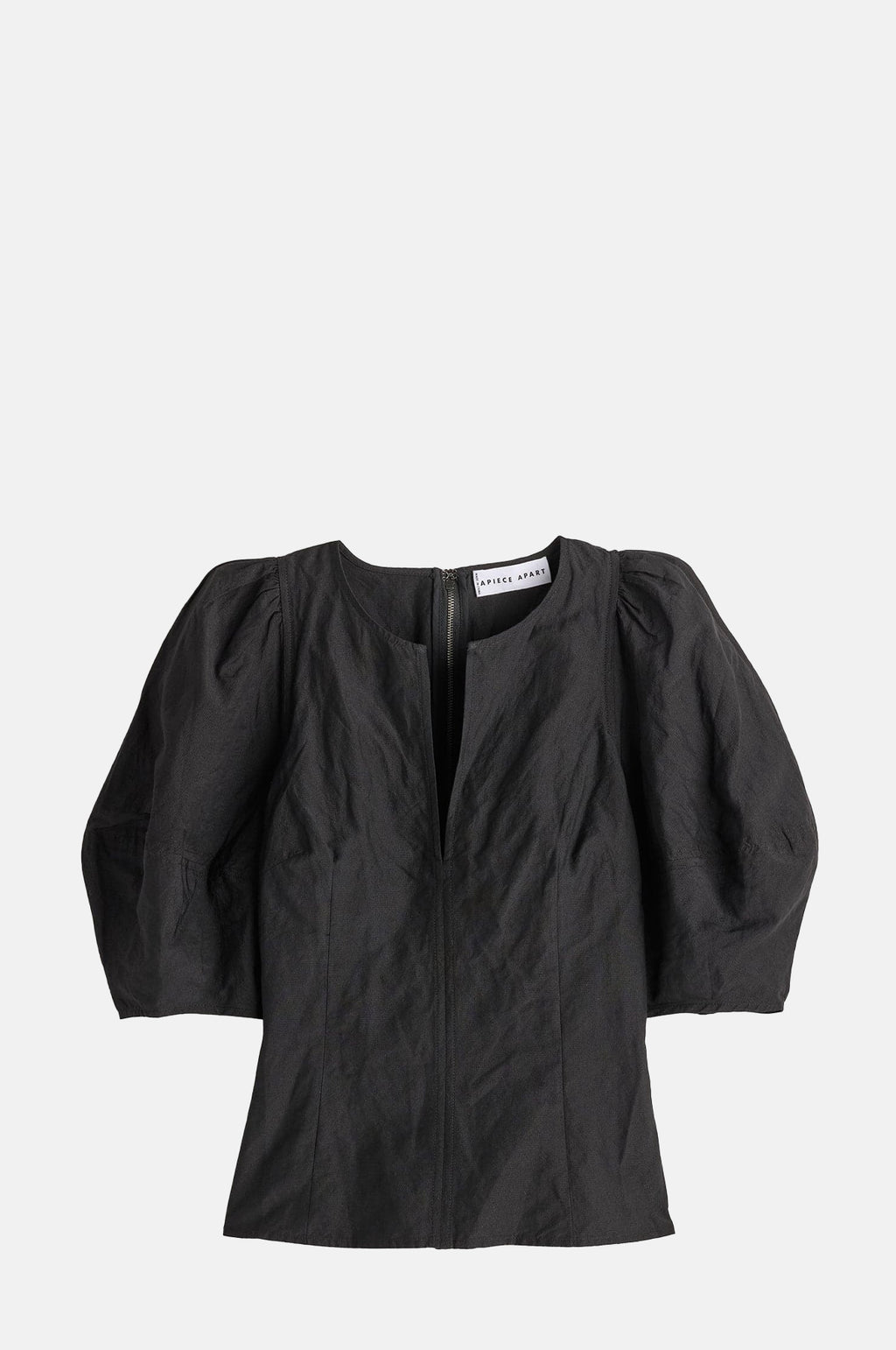 Apiece Apart Sculpted Bina Top Black.