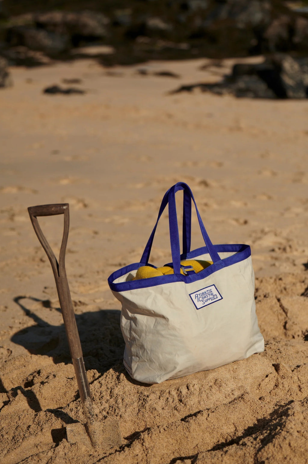 Beach Bag Vintage Sail Cloth