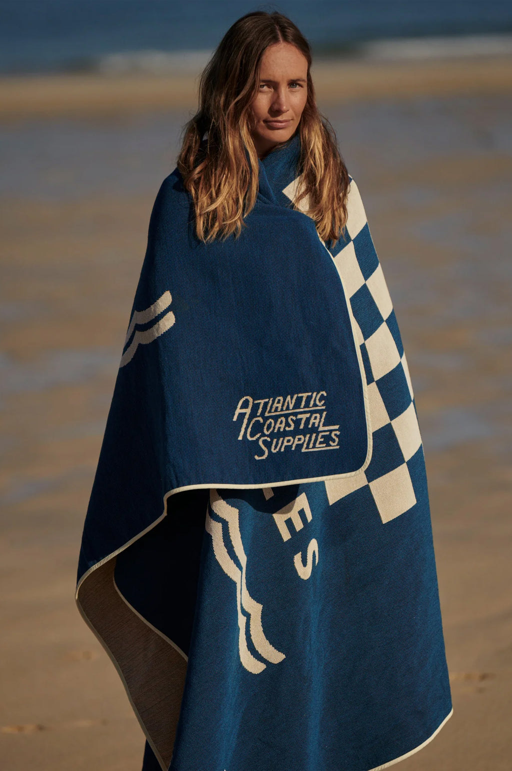 Beach Games Blanket Navy
