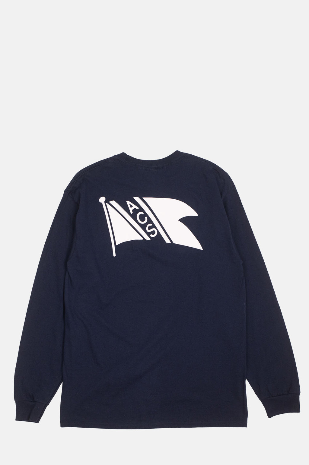 Flag Tee Long Sleeve Navy