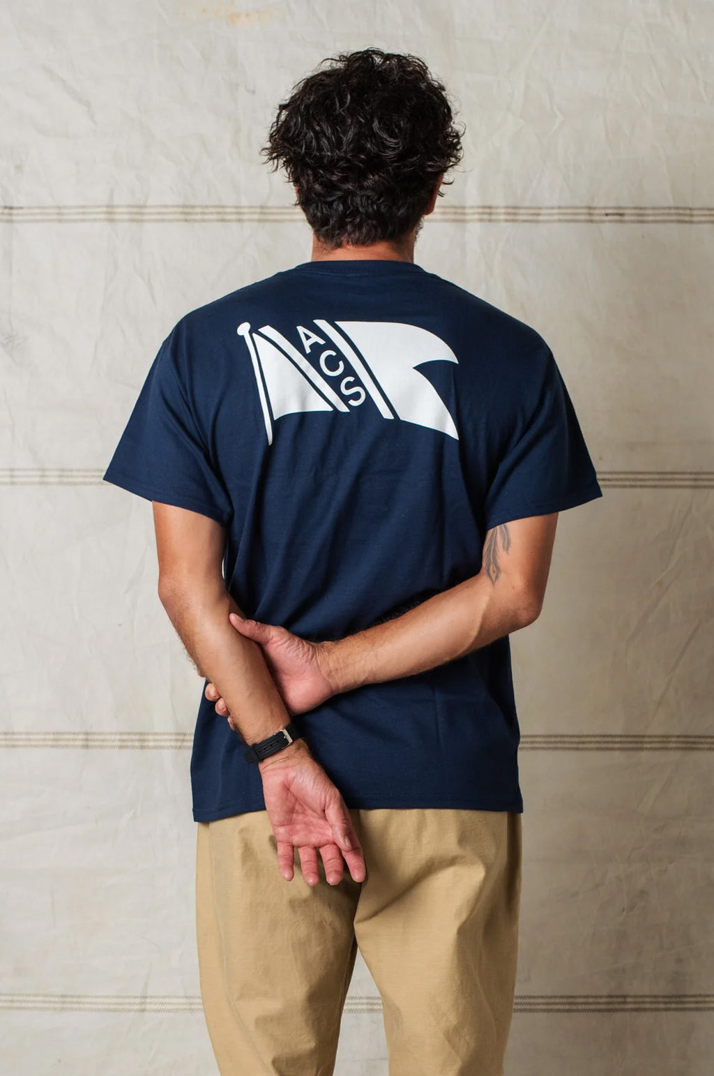 Flag Tee Short Sleeve Navy