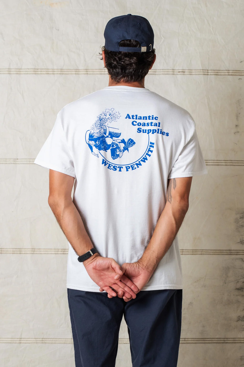 Penwith Scuba Tee Short Sleeve White