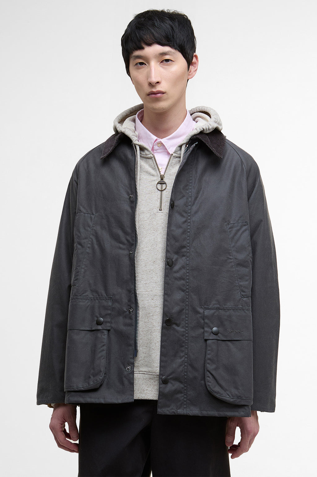 OS Bedale Wax Jacket Grey