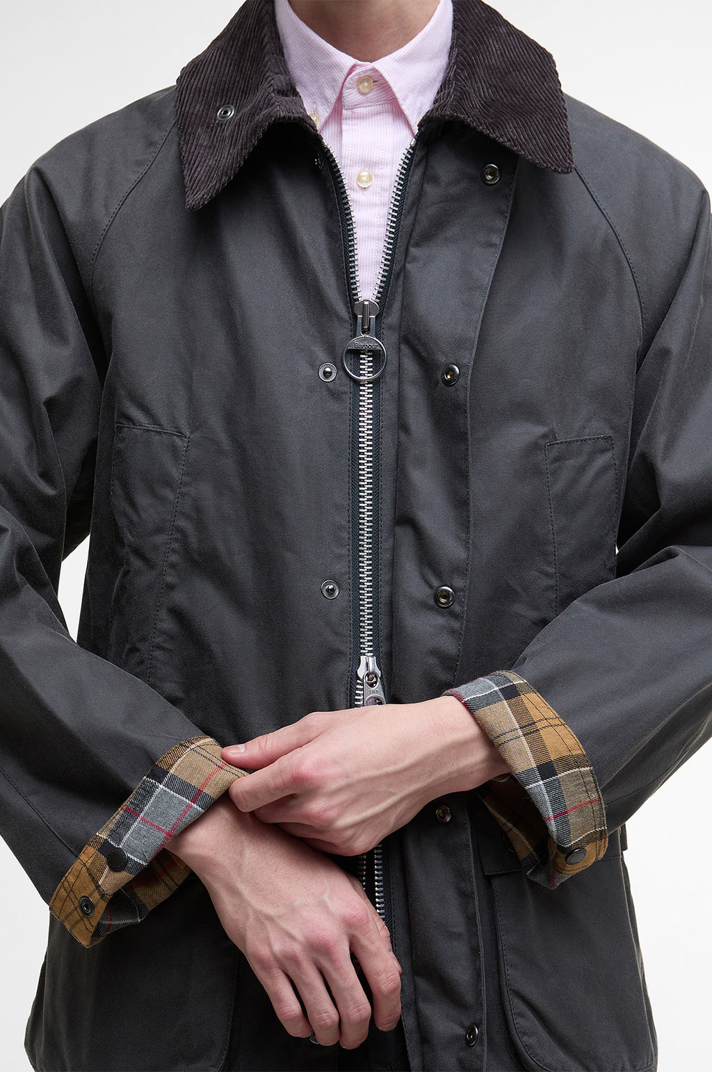 OS Bedale Wax Jacket Grey