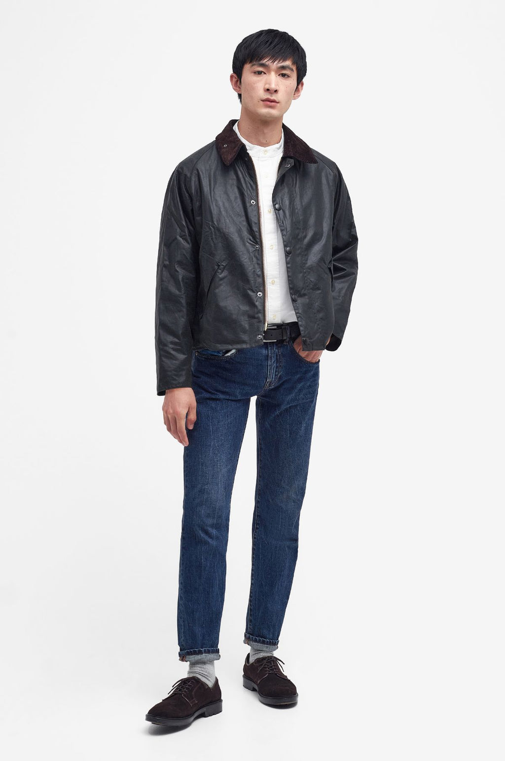 OS Transport Wax Jacket Sage