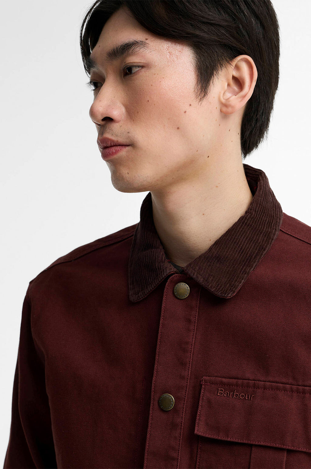Ursula OS Canvas Overshirt Chestnut