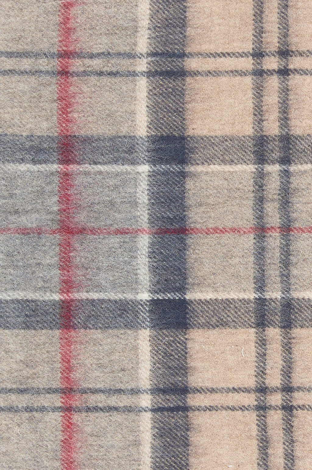 Wool Cashmere Tartan Scarf Dress