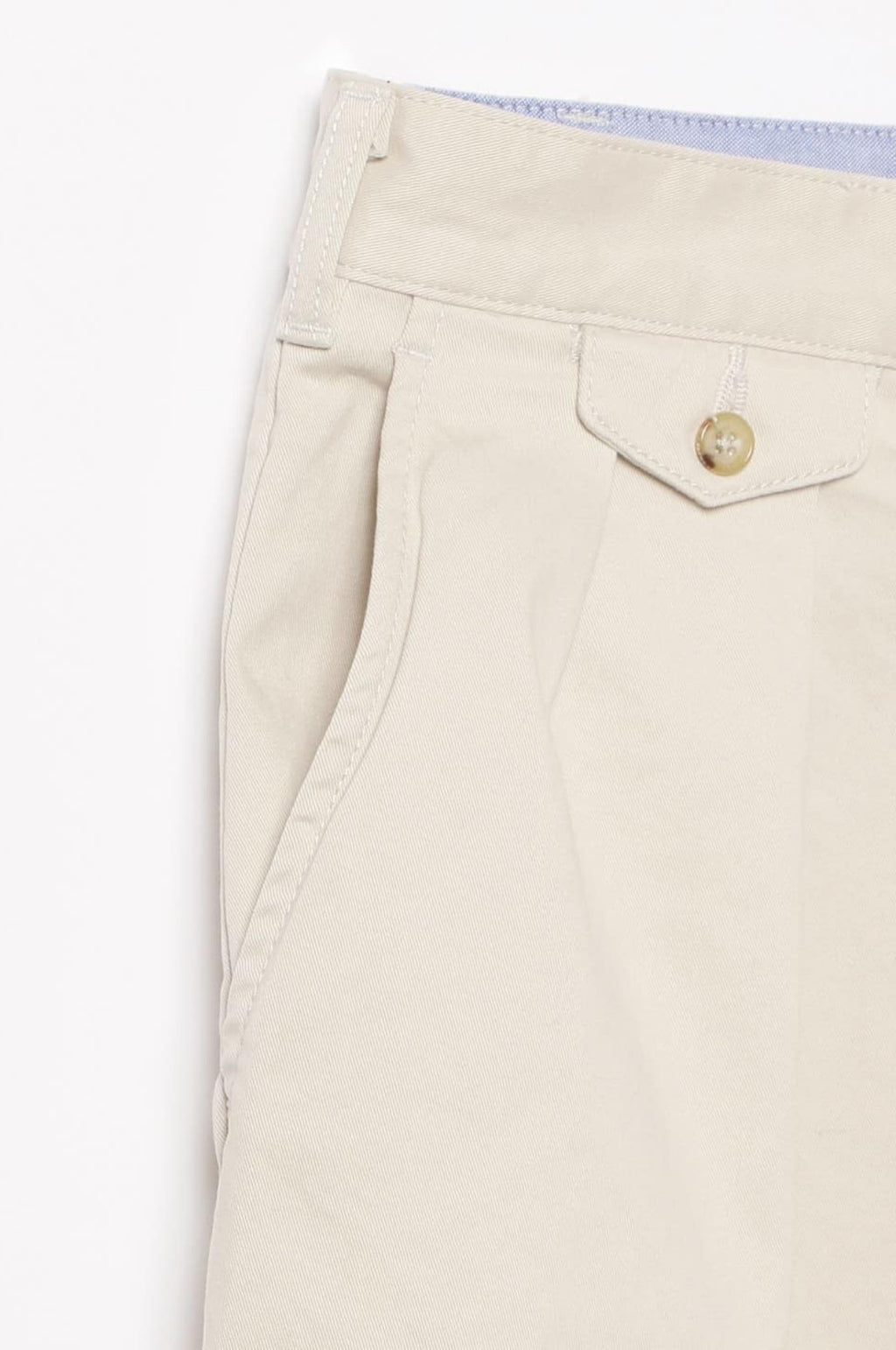 2 Pleats Twill Pant Cement