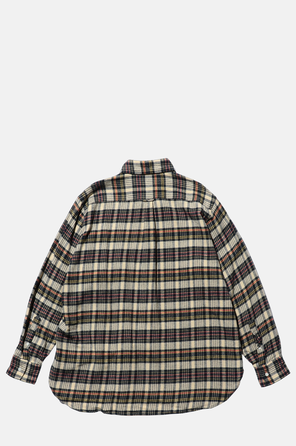 B.D. Classic Fit Indian Flannel Shirt Plaid Beige