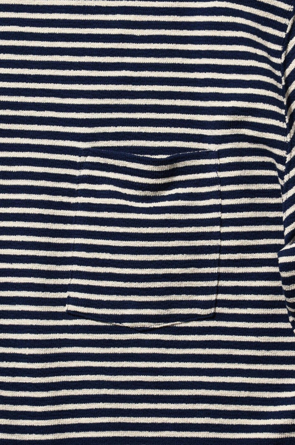 Pocket Tee Inlay Stripe Navy