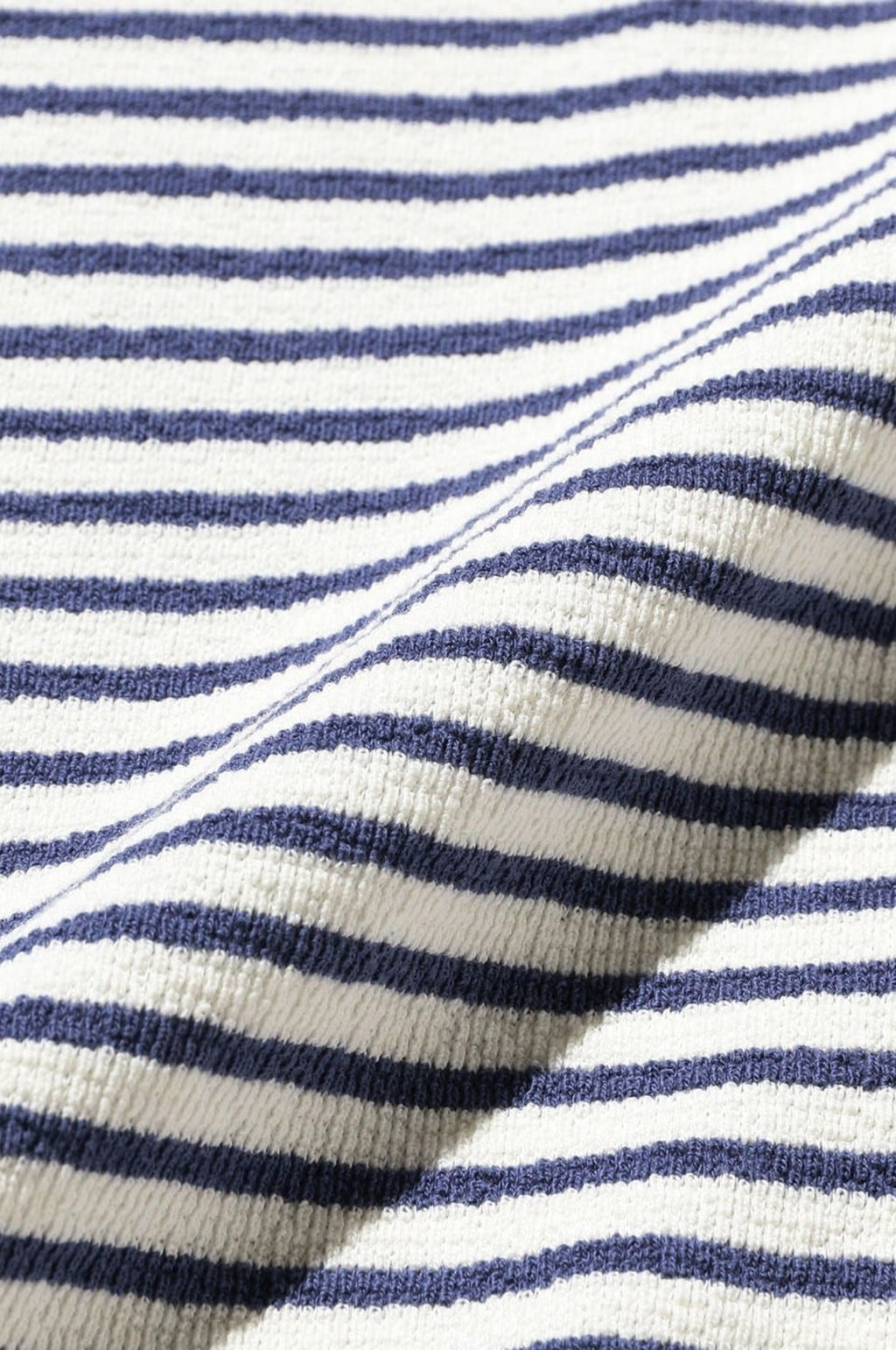 Pocket Tee Inlay Stripe Off White