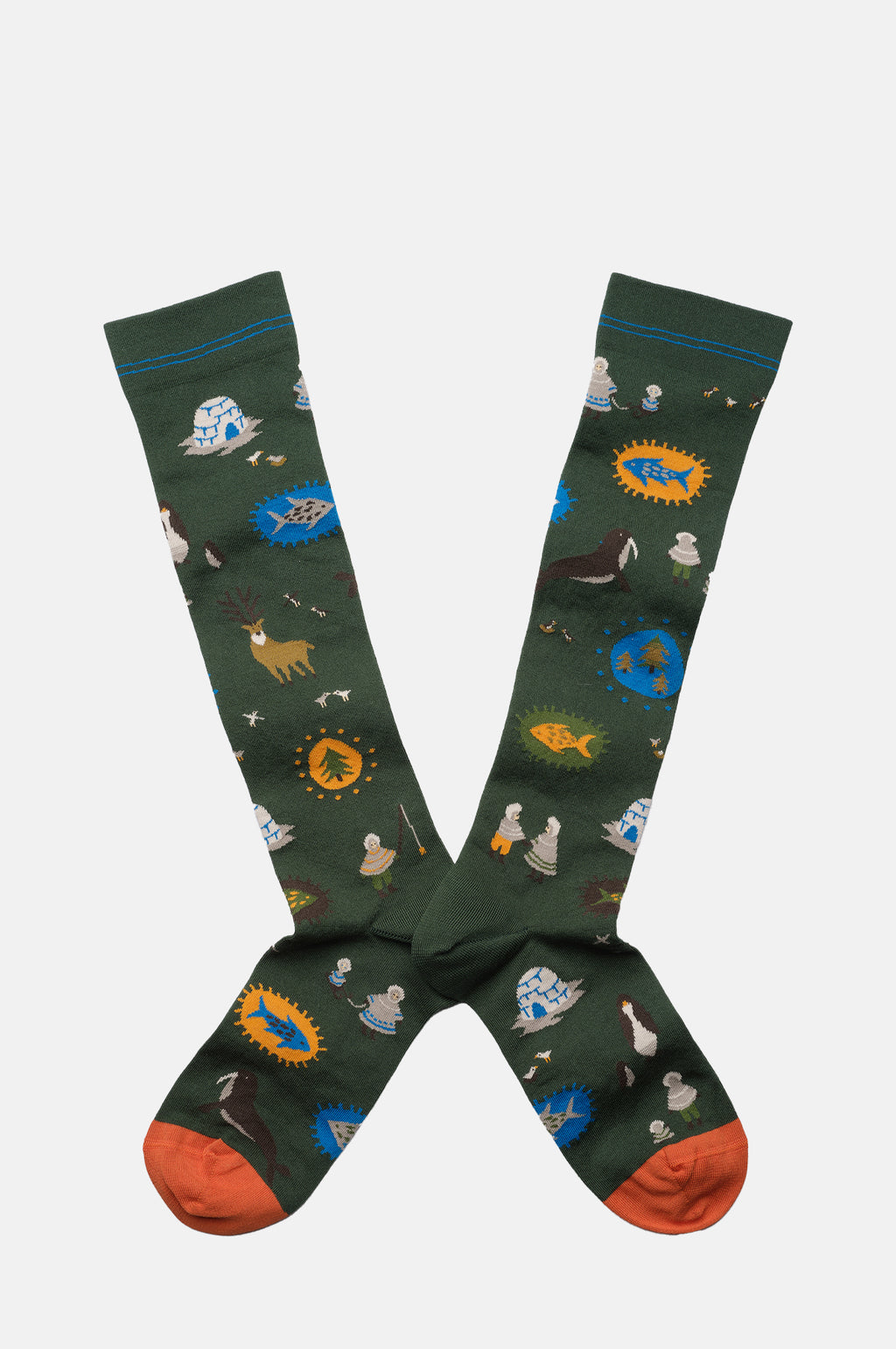 Bonne Maison Inuit Foret Knee High Socks.