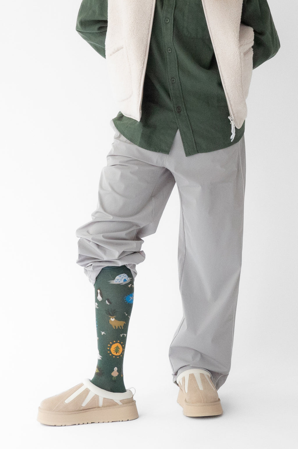 Inuit Foret Knee High Socks