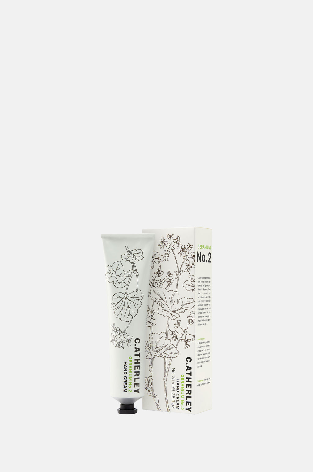 C.Atherley Geranium No.02 Hand Cream 75ml.
