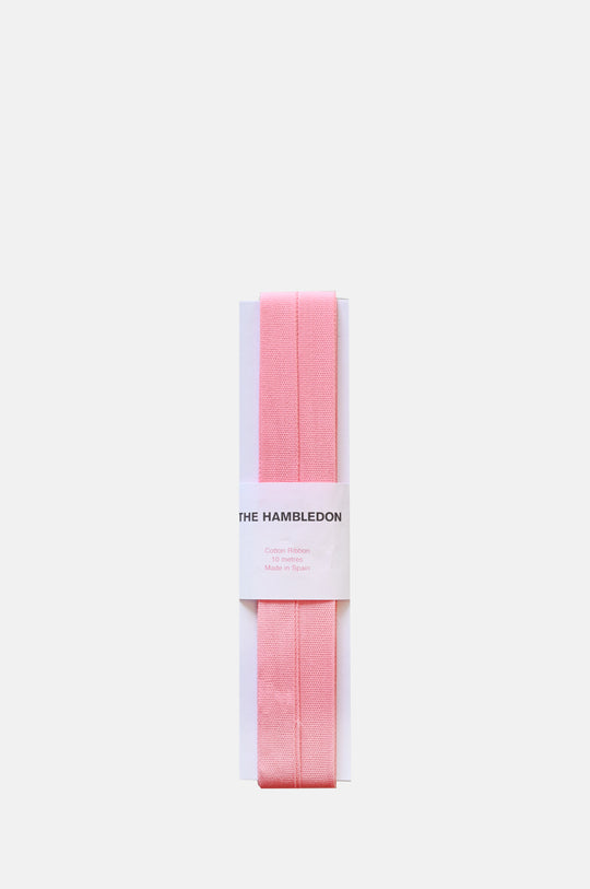 Candy Pink Cotton Ribbon 15mm x 10m