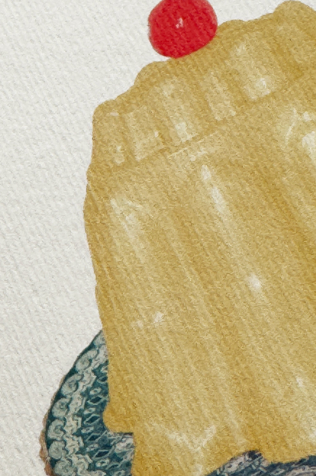 Custard Cream Blancmange Notecard