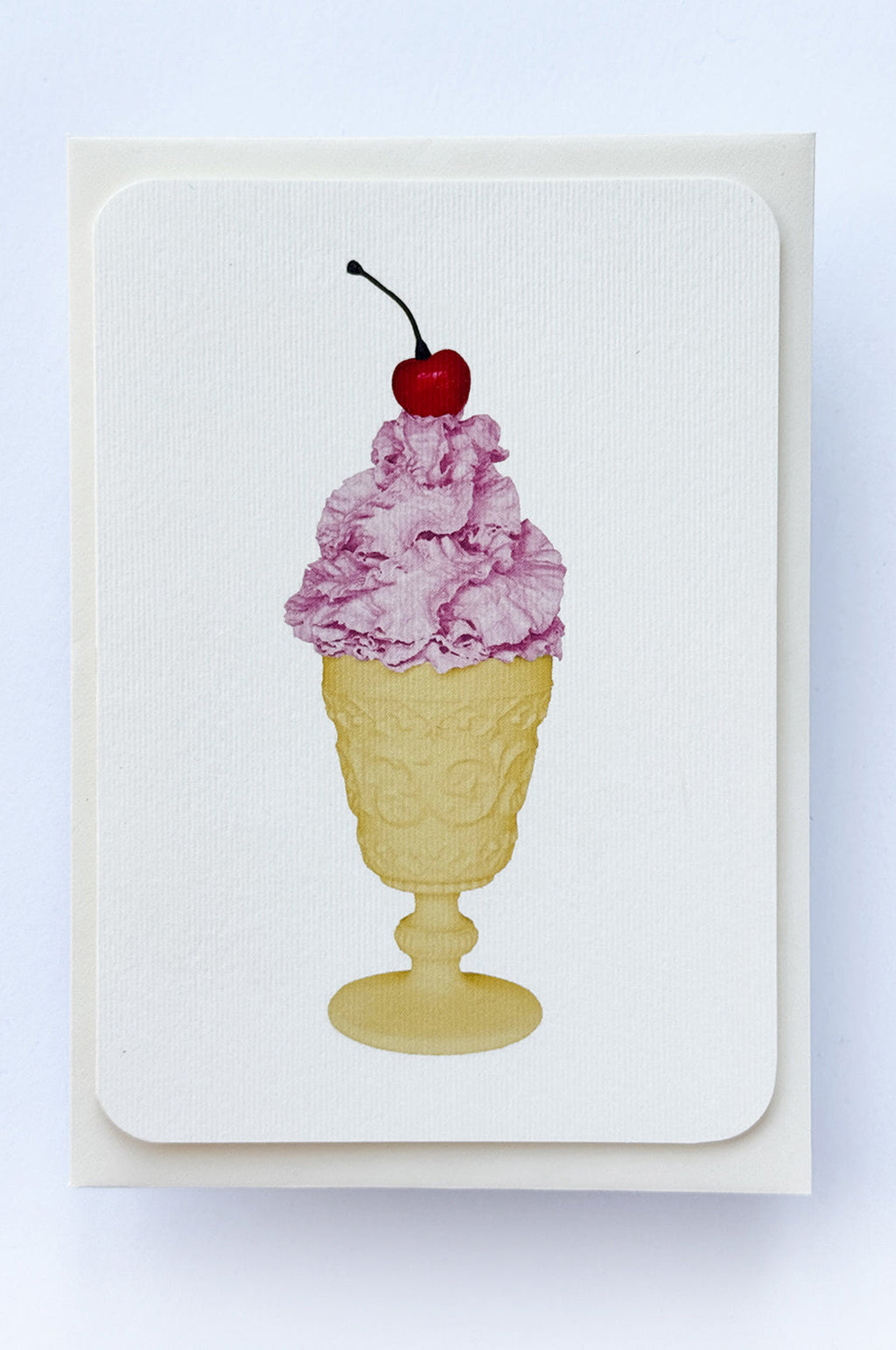 Rose Chantilly Cream Notecard