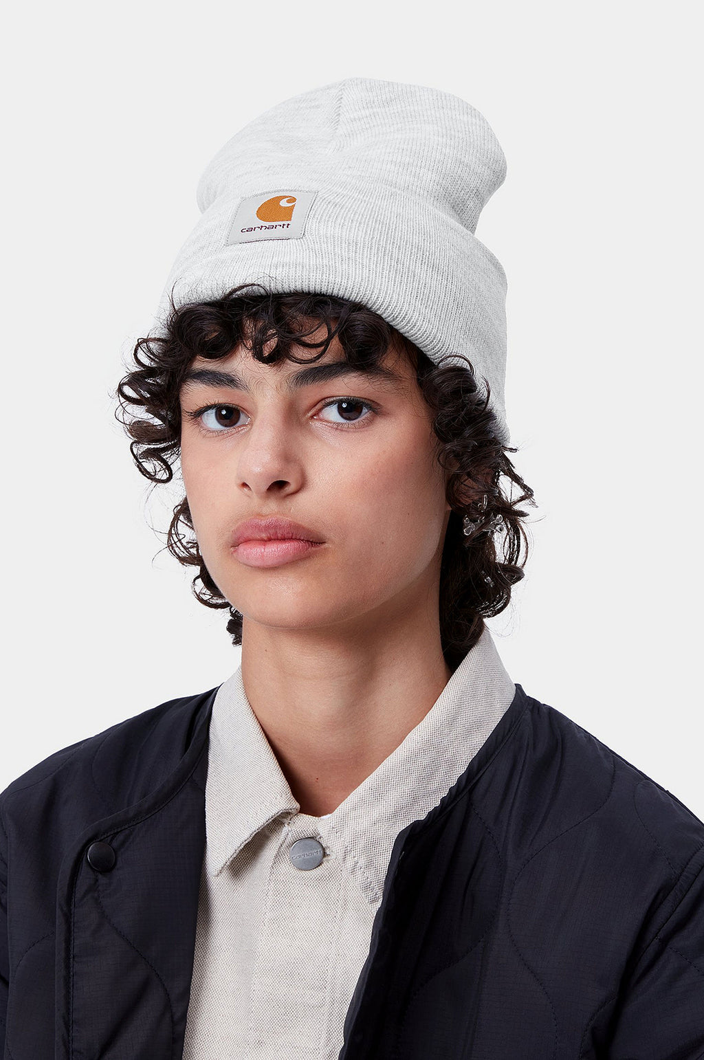 Acrylic Watch Hat Ash Heather