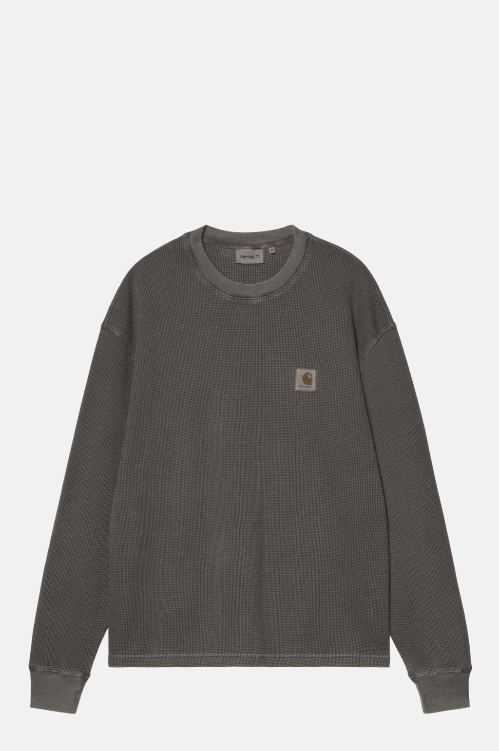 Carhartt WIP L/S Vista Waffle T-Shirt in Black.
