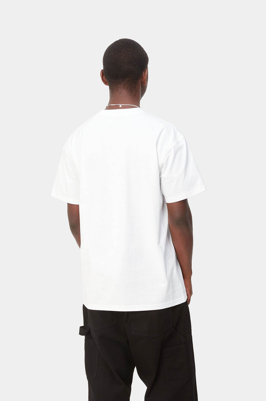 S/S American Script T-Shirt White