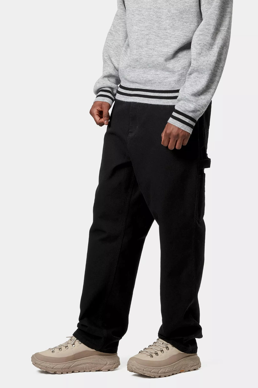 Single Knee Pant Black