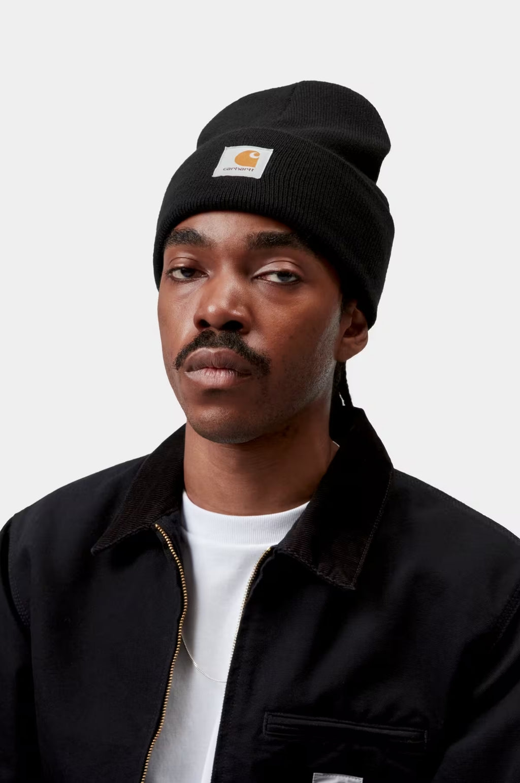 Acrylic Watch Hat Black