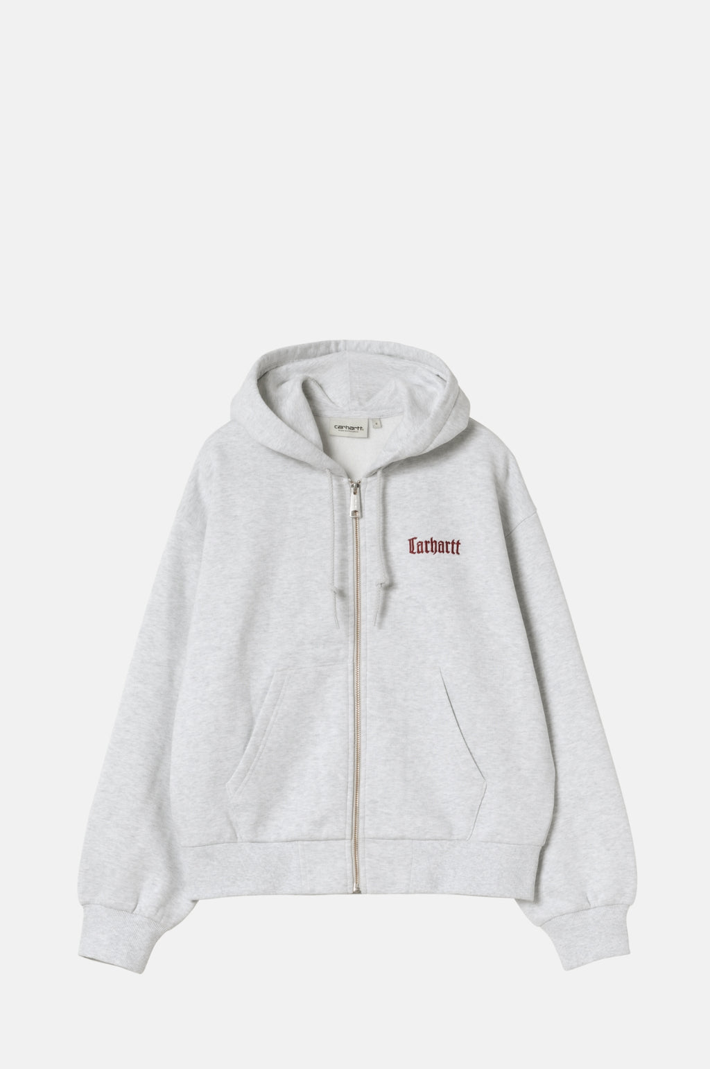 Carhartt WIP Hooded Schooling Jacket Ash Heather.