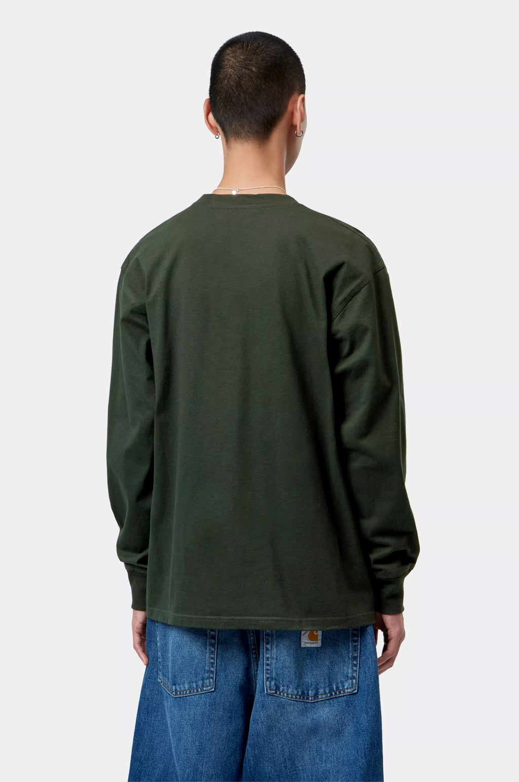 L/S American Script T-Shirt Raven
