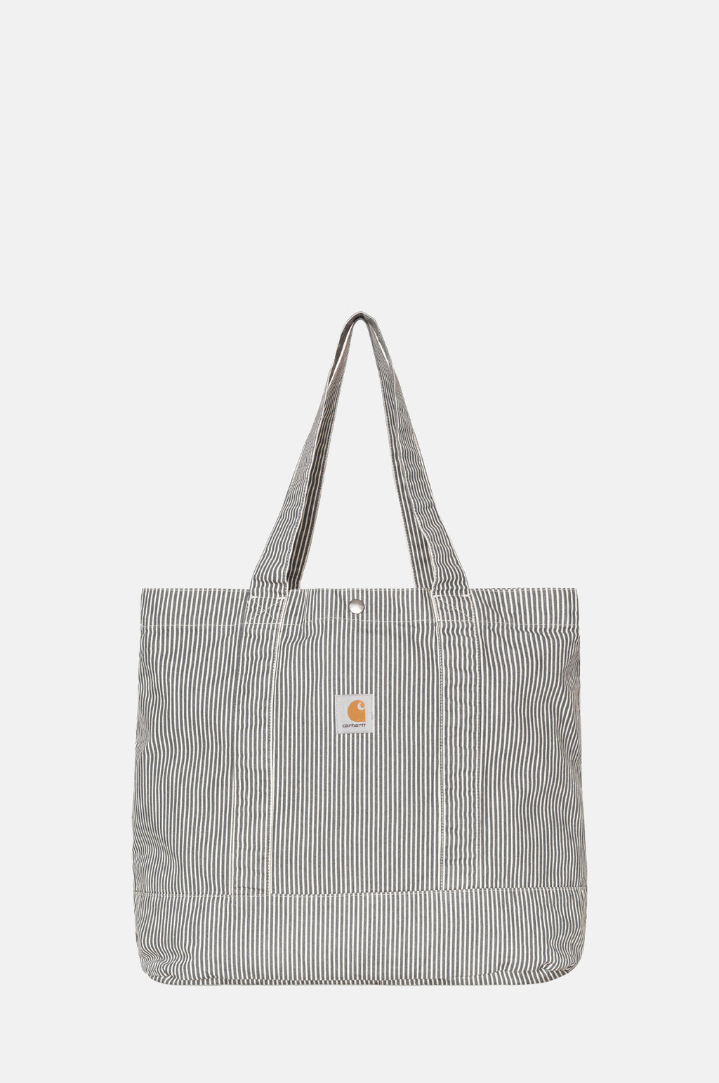 Carhartt WIP Mercer Tote Bag Hickory Stripe Graphite Wax.