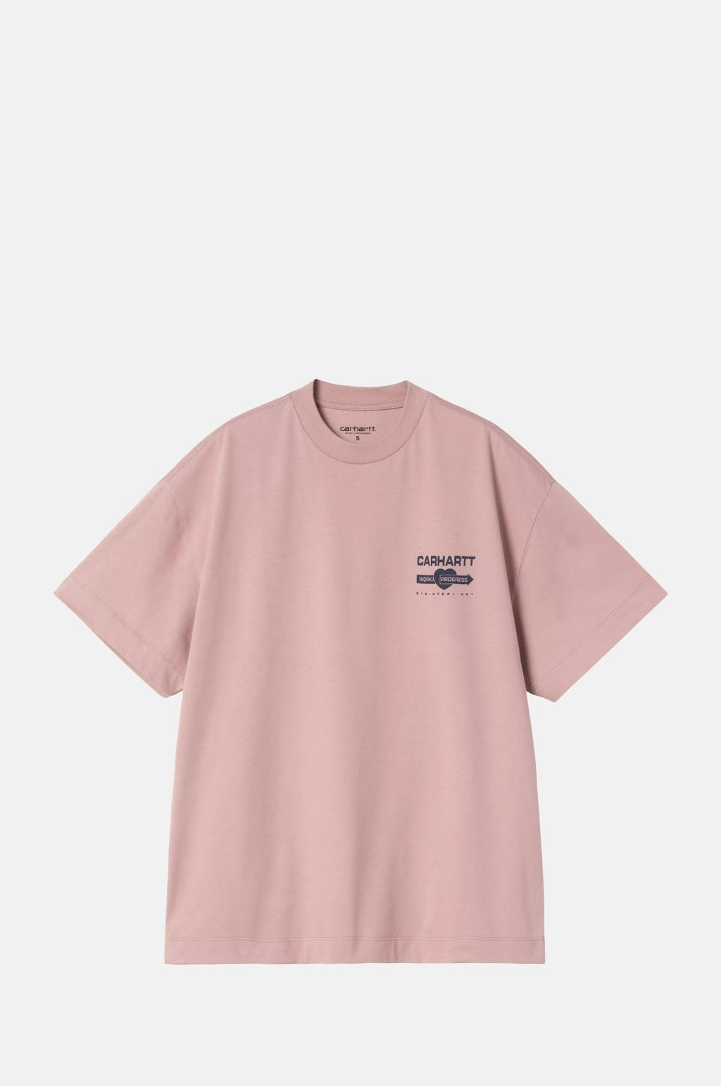 Carhartt WIP SS Modal T Shirt Glassy Pink.