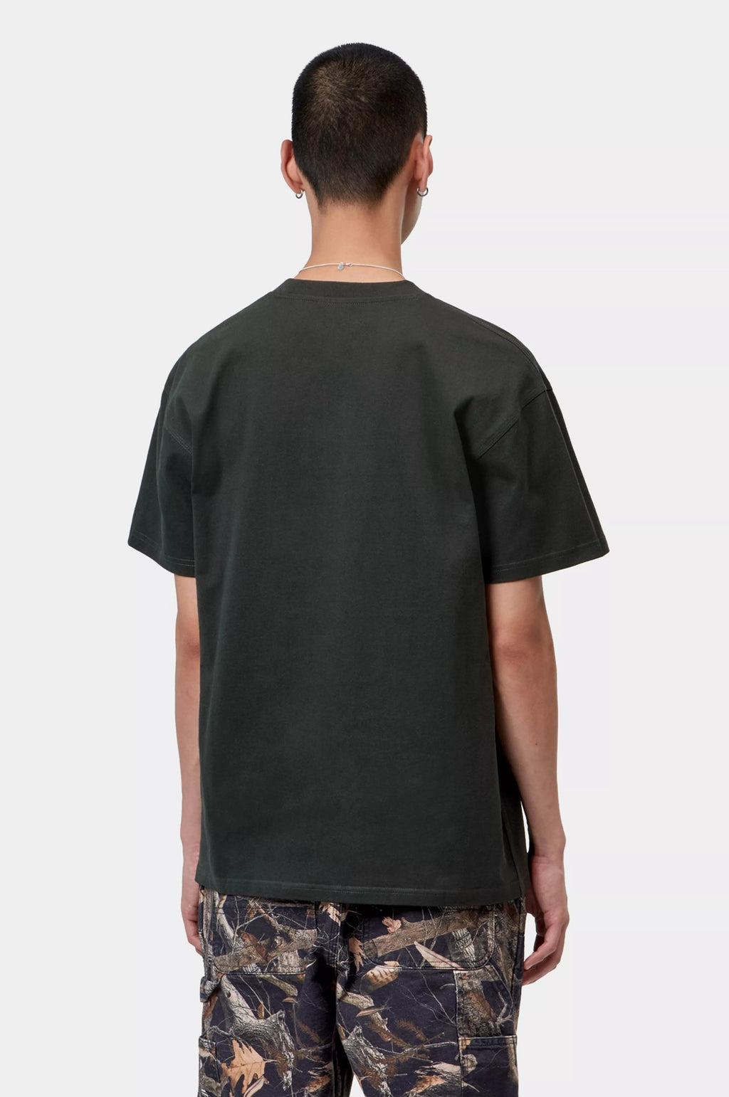S/S American Script T-Shirt Raven