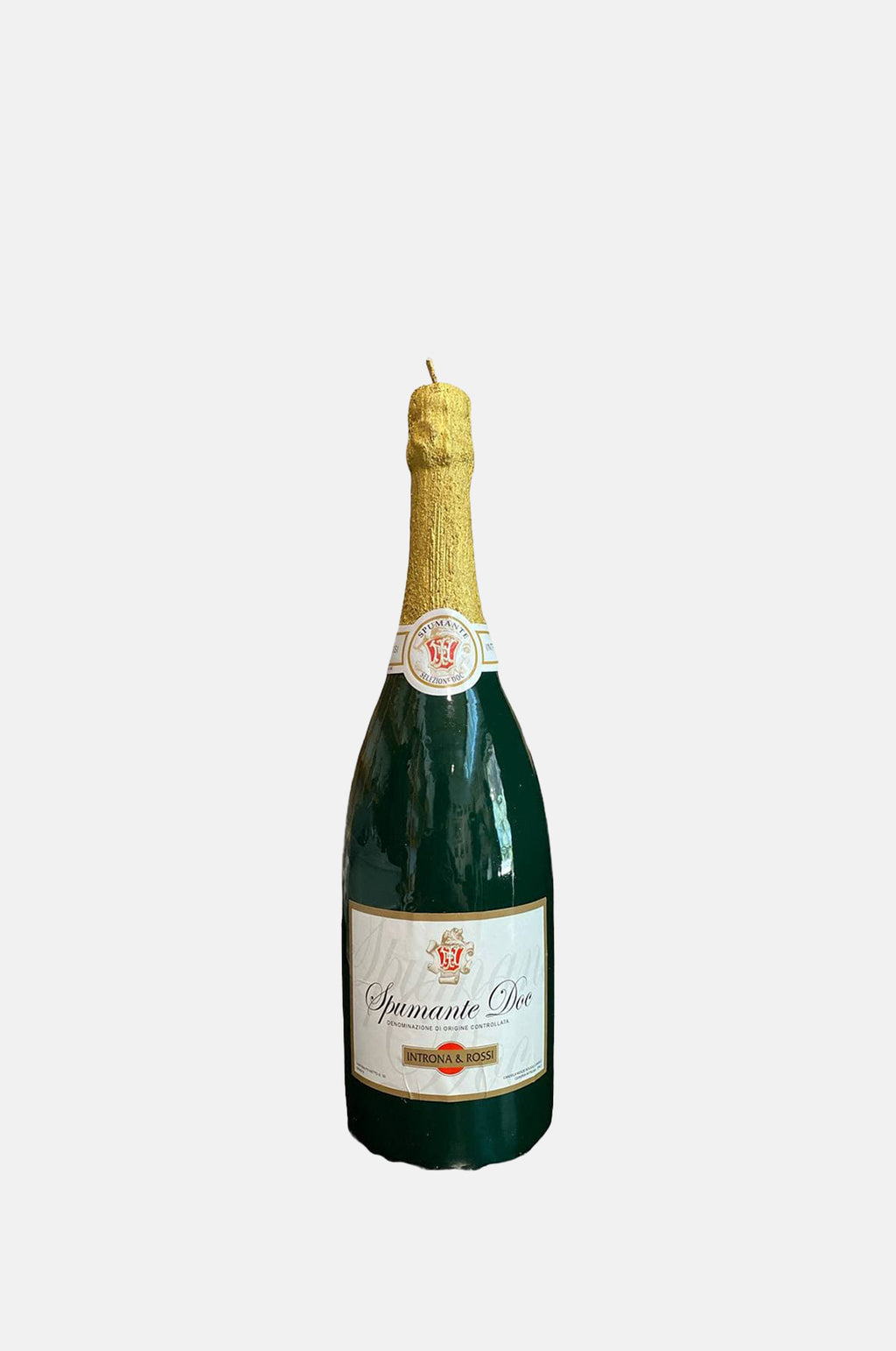 Cereria Introna Spumante Bottle Candle.