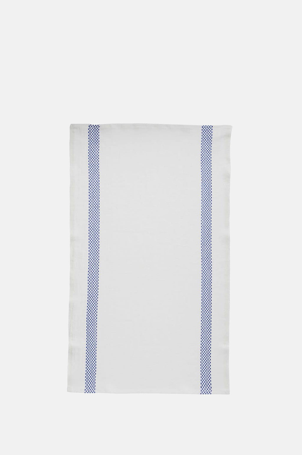 Charvet Lustrcu Tea Towel Blanc Bleu.