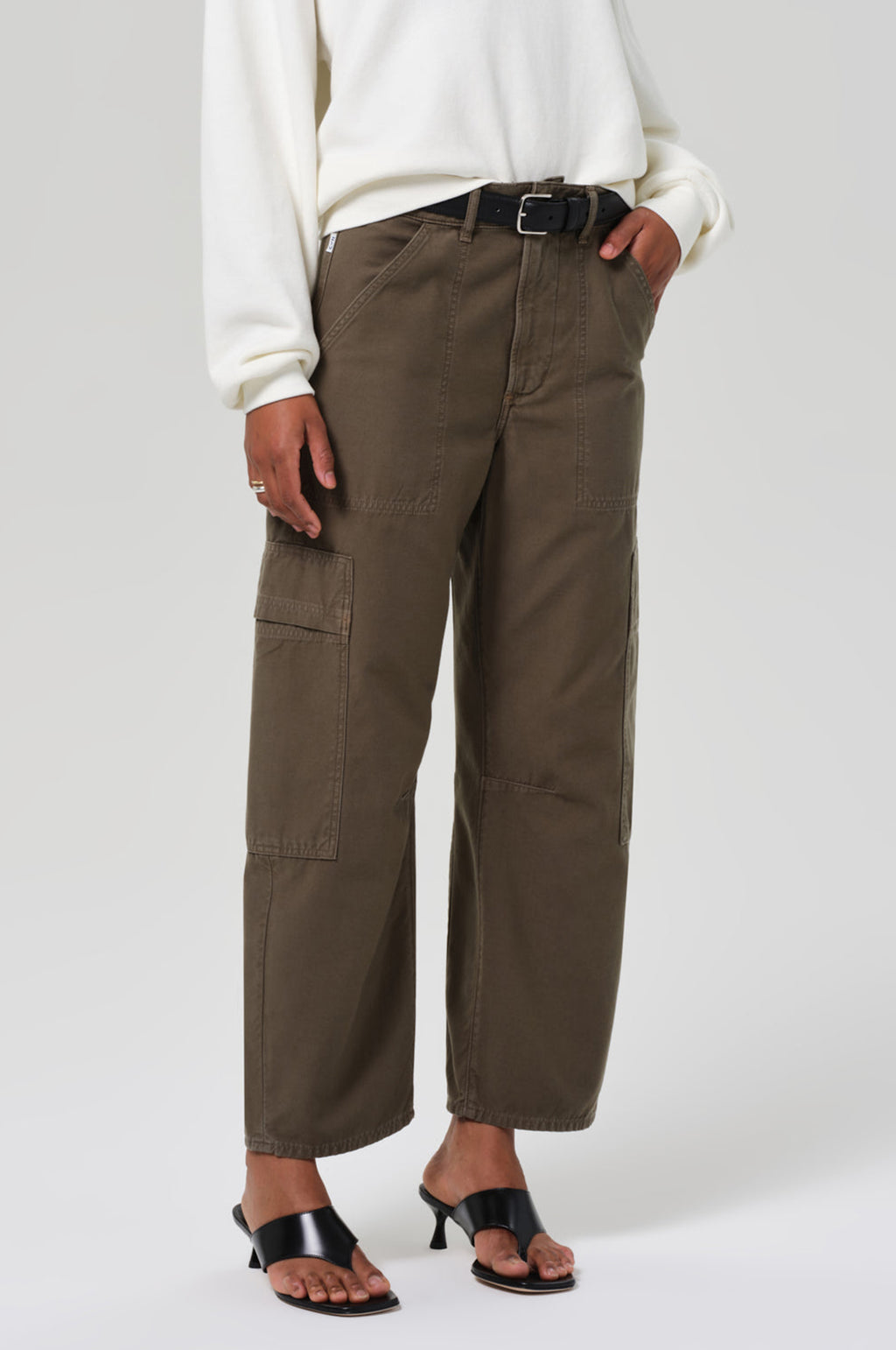 Marcelle Low Slung Cargo Sateen Dogwood
